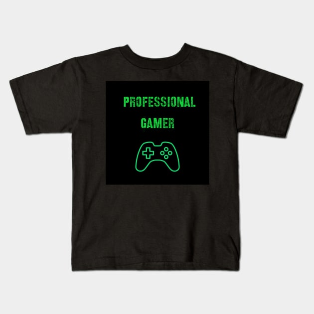 Professional Gamer Kids T-Shirt by Celtic Morrigan